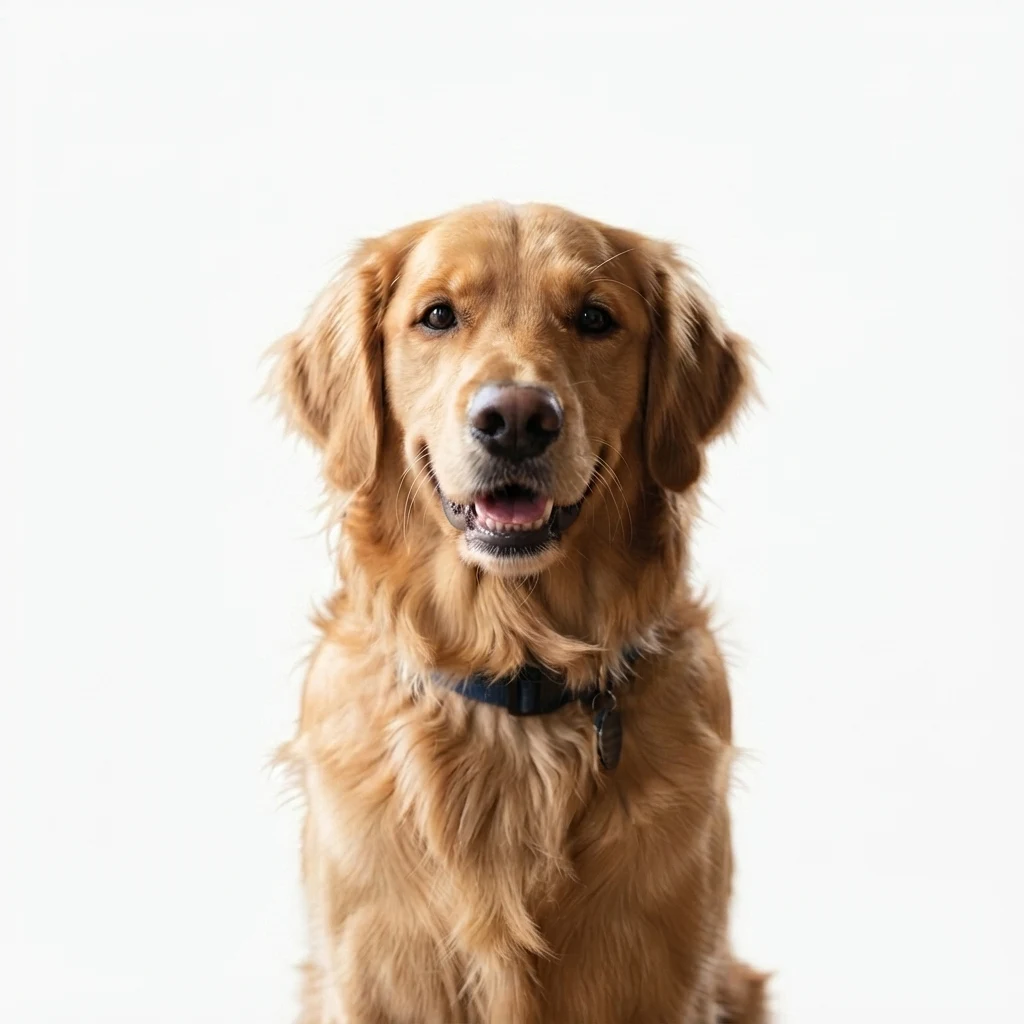 The AI-generated sample dog rendered in the Enhanced photo style