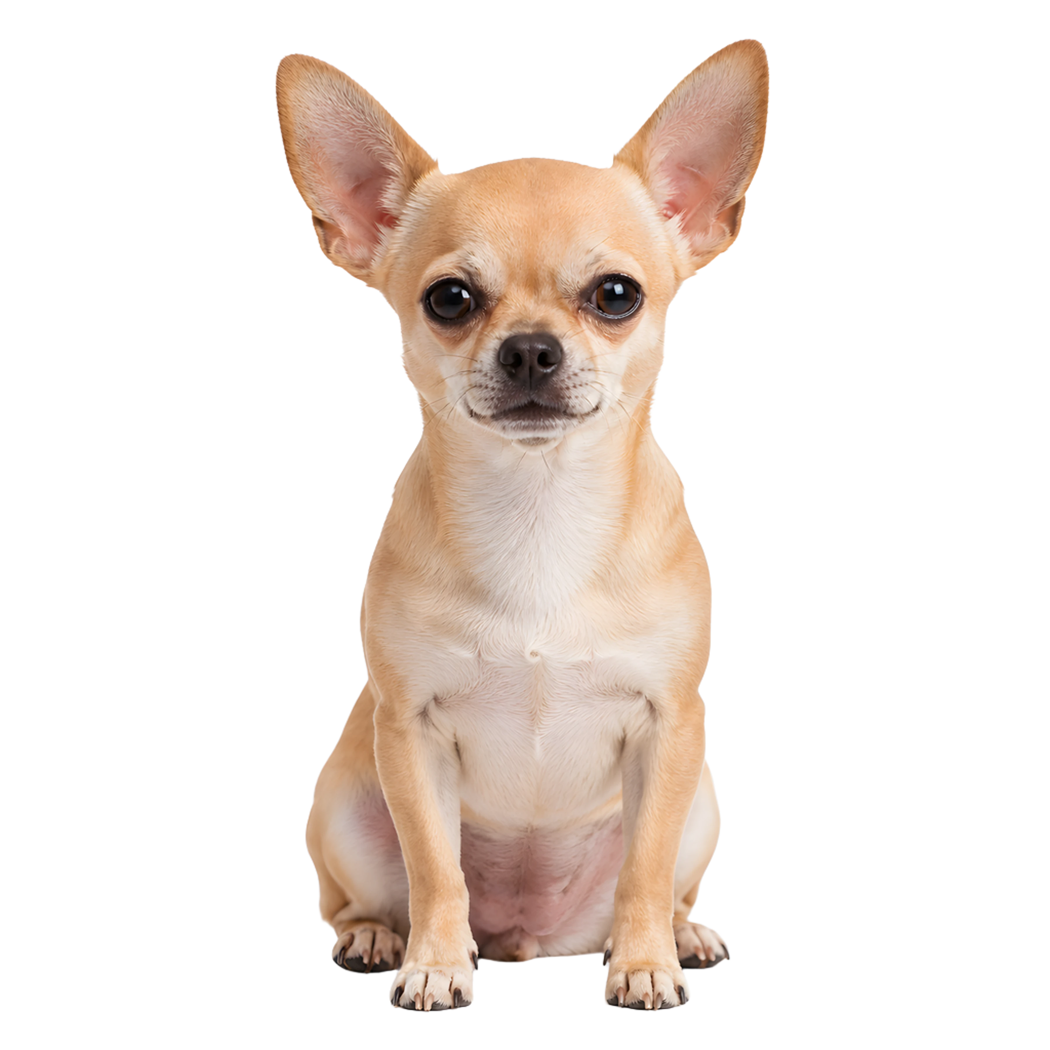 The Chihuahua artwork printed on this pillow