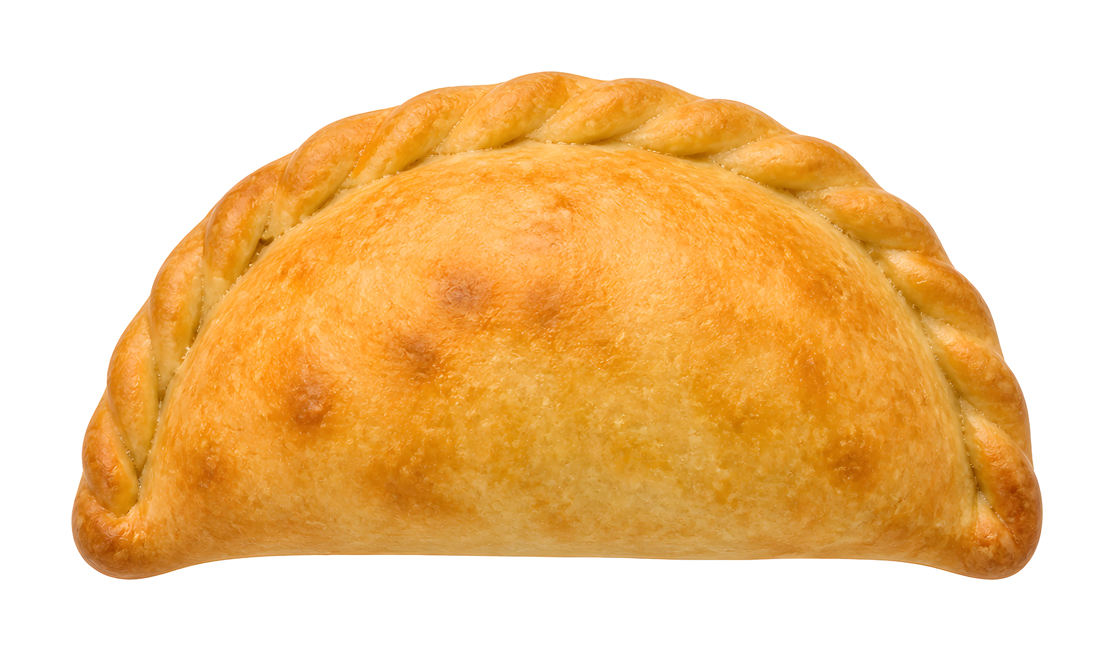 La ilustración de Empanada impresa en este cojín