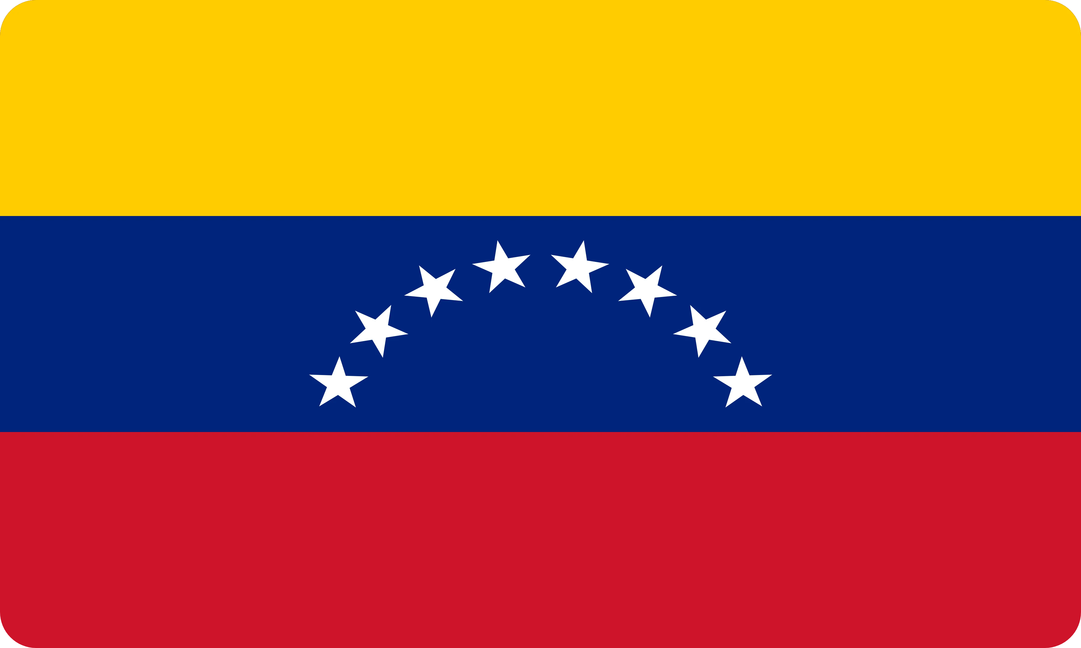 Le drapeau de Venezuela dessiné comme face du coussin