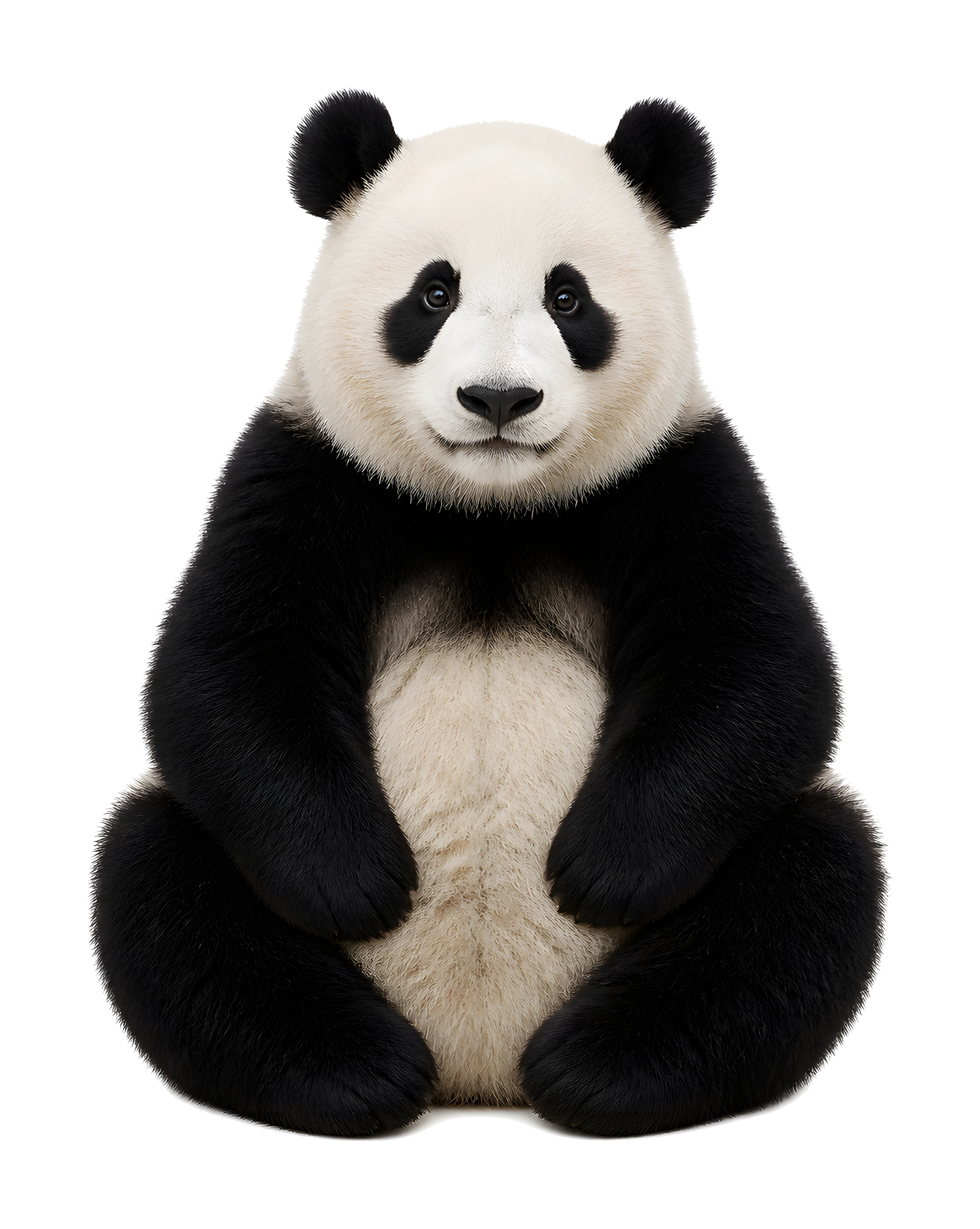 La ilustración de Panda gigante impresa en este cojín