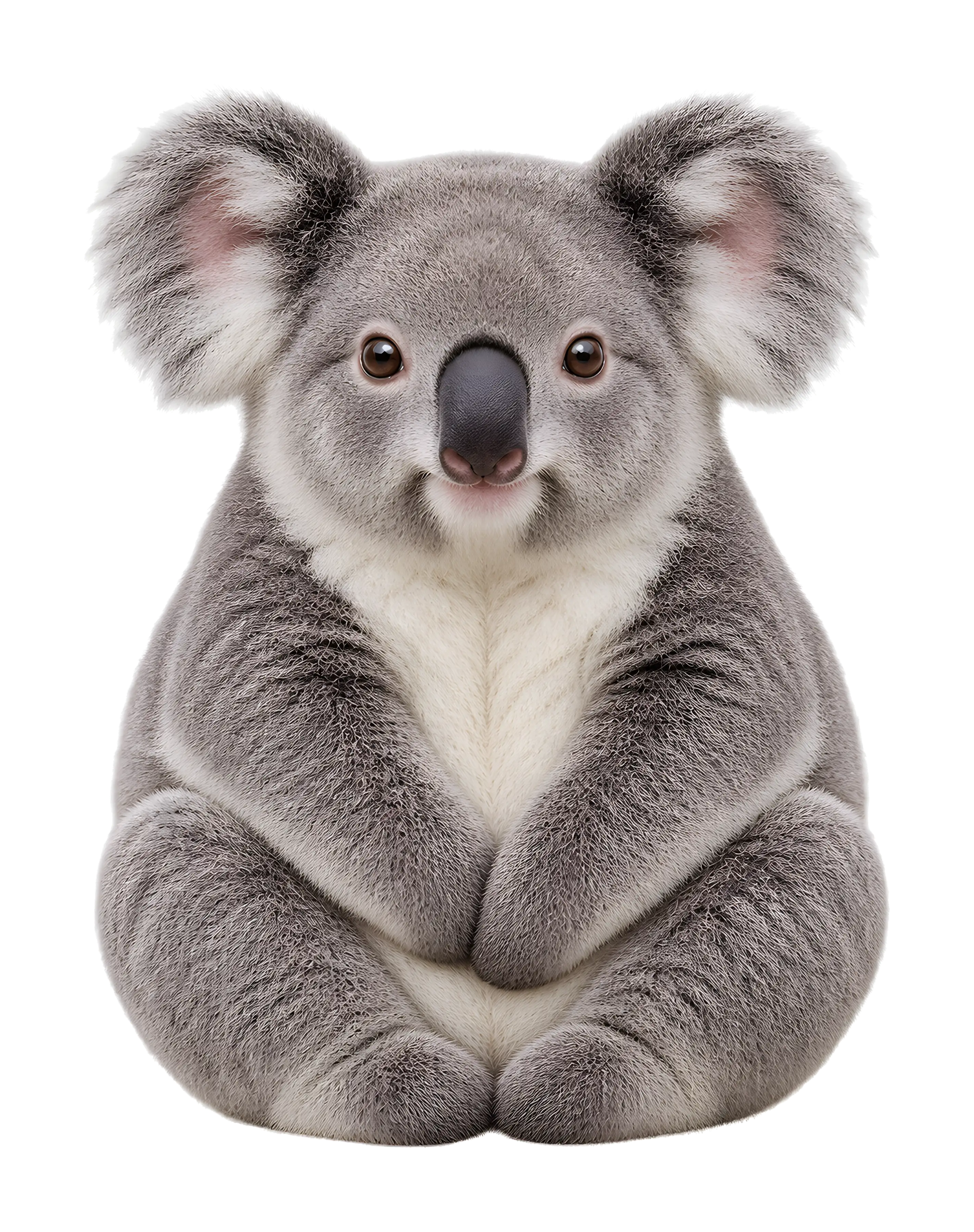 La ilustración de Koala impresa en este cojín