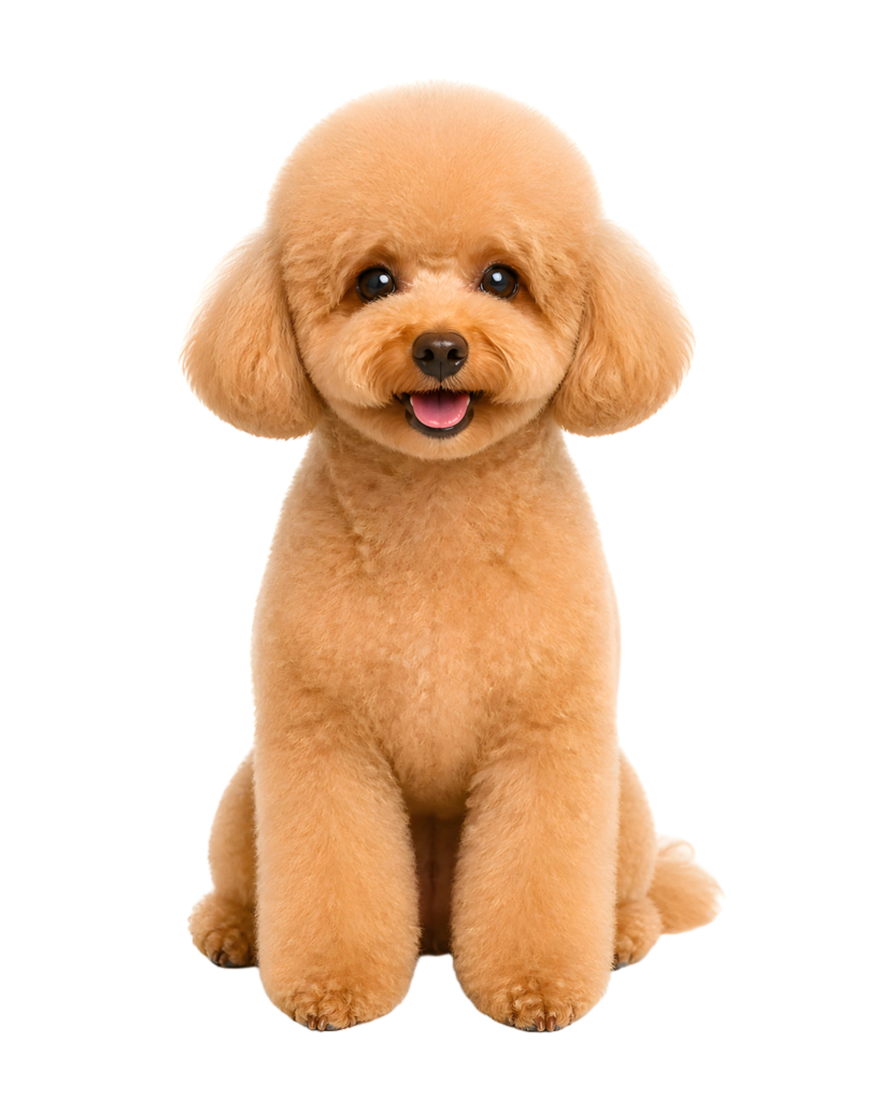 La ilustración de Caniche impresa en este cojín