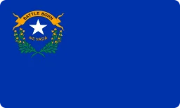 Ang watawat ng Nevada, naka-print bilang mukha ng unan